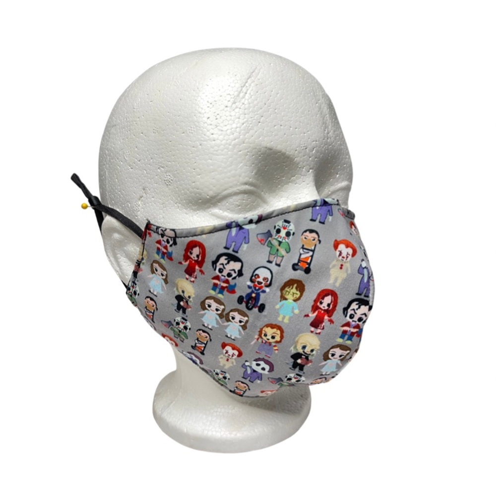 Handmade face mask horror